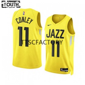 Dres Utah Jazz Mike Conley 11 Nike 2022-23 Icon Edition Žuta boja Swingman - Dječji